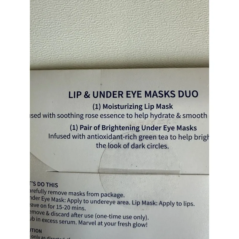 6x ‎ SpaLife Feelin Like A Spring Chick Lip & Under Eye Masks Duo New